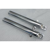 PŘEDNÍ TLUMIČE - KLUZÁKY CHROMOVANÉ (JEDNOŠROUBOVÉ) - PÁR - VÝROBA TAIWAN